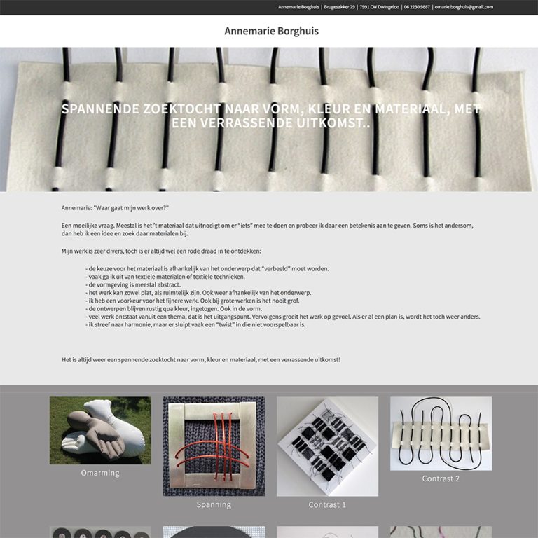 website Annemarie Borghuis